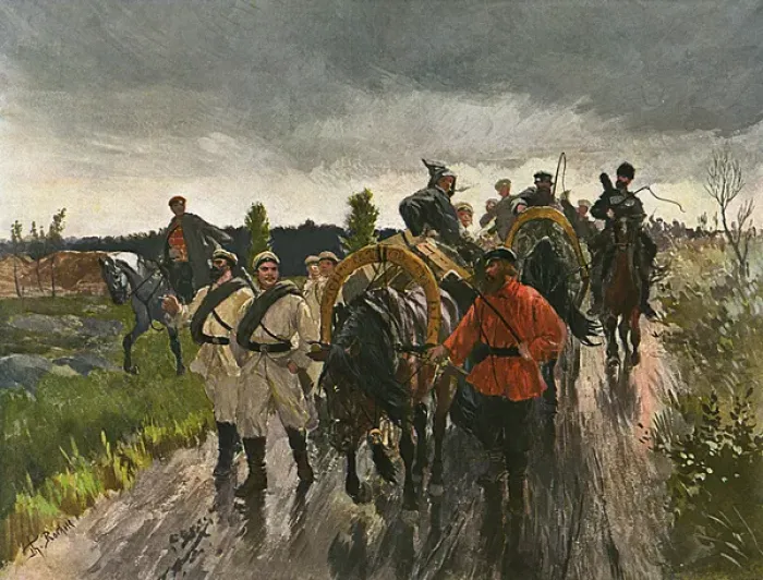 Framed Print : Rus / Jap War- Supplies Framed Print : Rus / Jap War- Supplies