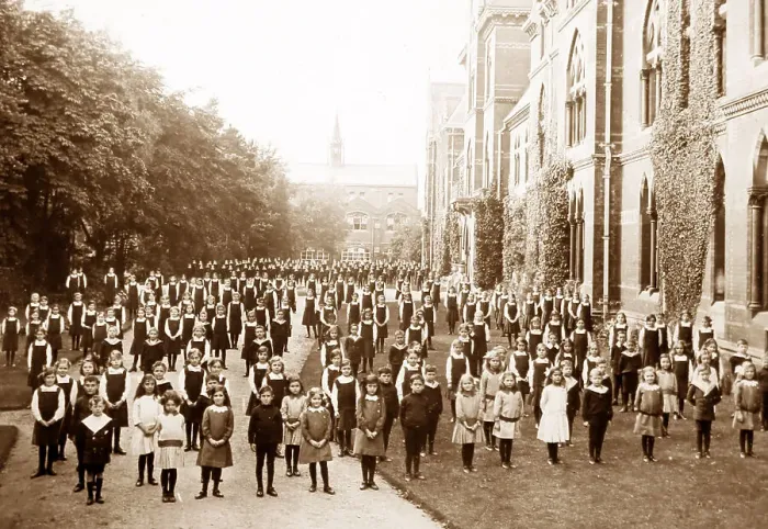 Framed Print : Rusell Hill Schools, Purley, Victorian period Framed Print : Rusell Hill Schools, Purley, Victorian period