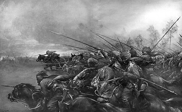 Rush of the Bengal Lancers, 1914