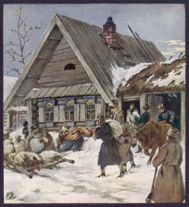 Framed Print : Russia / 1918 / Requisitions Framed Print : Russia / 1918 / Requisitions
