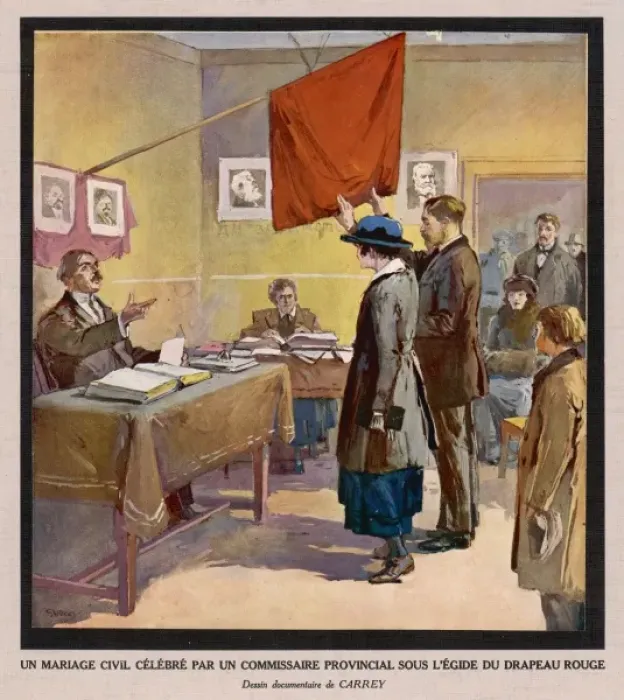 Framed Print : Russia / 1921 / Marriage Framed Print : Russia / 1921 / Marriage