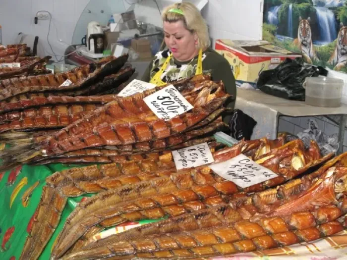 Framed Print : Russia, Astrakan. A Fish Market Framed Print : Russia, Astrakan. A Fish Market