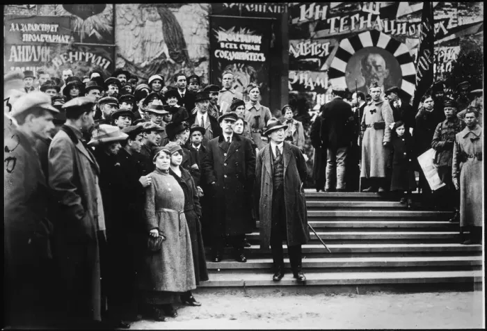 Framed Print : RUSSIA  /  MAY DAY  /  LENIN