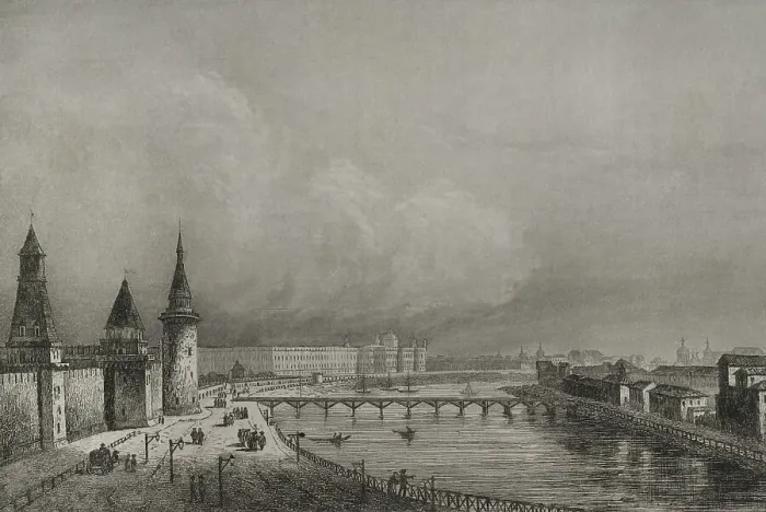 Framed Print : Russia, Moscow. View of the Foundling Home or Orphanage