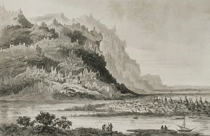Framed Print : Russia, Siberia. Yakutsk. Engraving, 19th century Framed Print : Russia, Siberia. Yakutsk. Engraving, 19th century