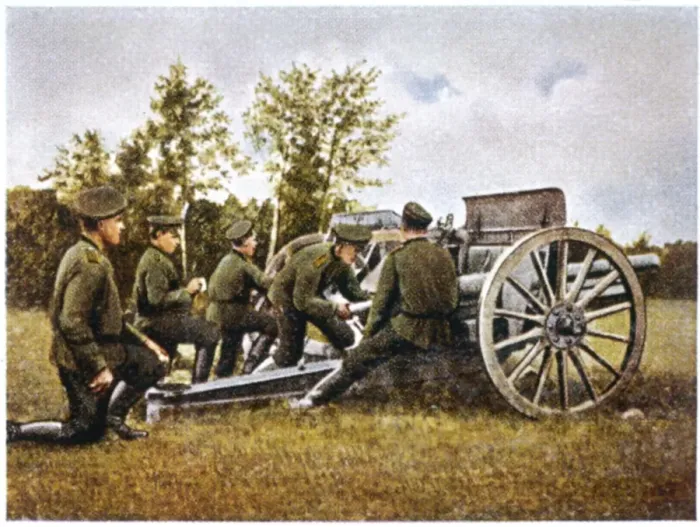 Framed Print : Russian Artillery 1914 Framed Print : Russian Artillery 1914