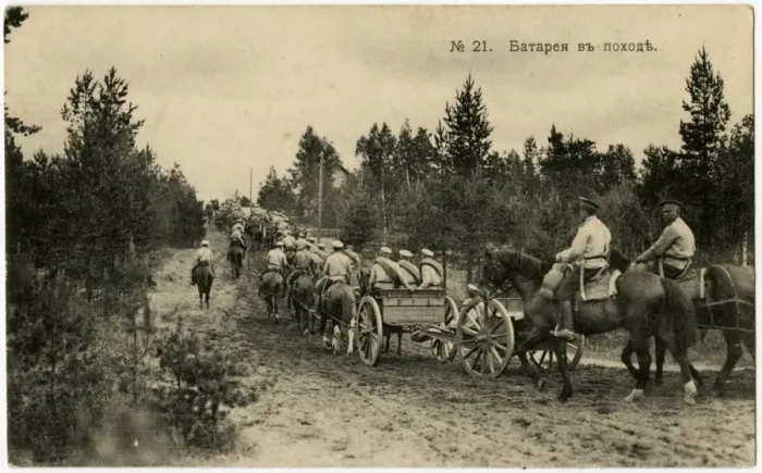 Framed Print : Russian Artillery on the move - WW1 era Framed Print : Russian Artillery on the move - WW1 era