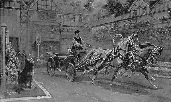 Russian Carriage Driving at Olympia, London, 1911