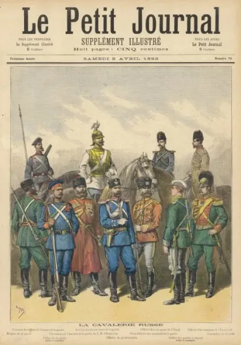 Framed Print : Russian Cavalry 1892 Framed Print : Russian Cavalry 1892