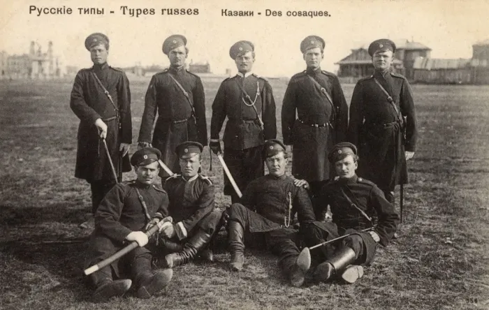 Framed Print : Russian Cossack soldiers Framed Print : Russian Cossack soldiers