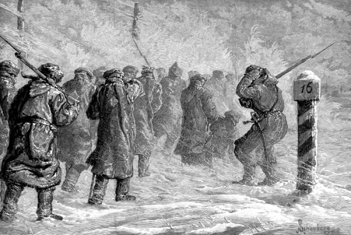 Framed Print : Russian Criminals in Siberia, 1882 Framed Print : Russian Criminals in Siberia, 1882