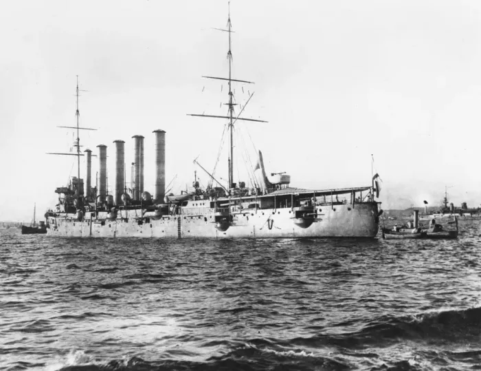Framed Print : Russian Cruiser WWI Framed Print : Russian Cruiser WWI