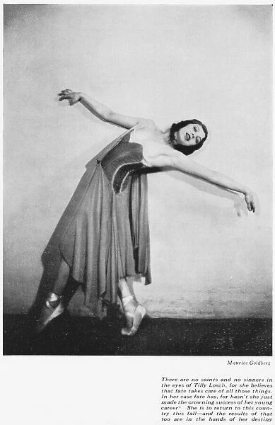 The Russian dancer Anchensky, a dancer in Paris