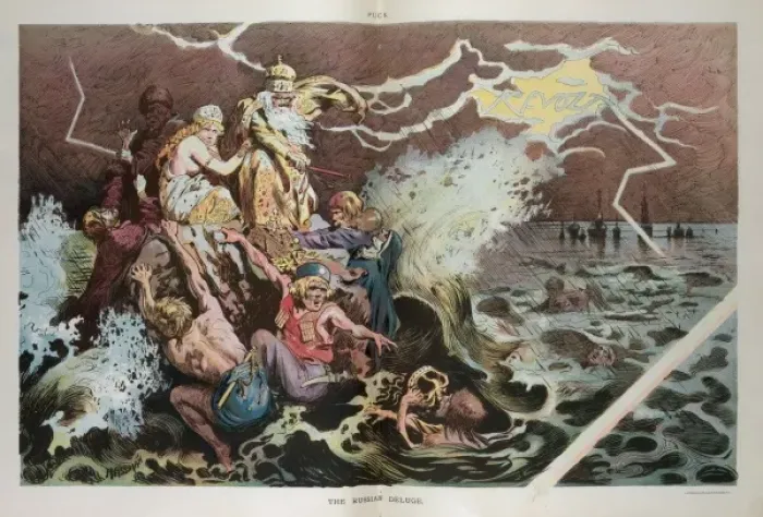 Framed Print : The Russian deluge Framed Print : The Russian deluge
