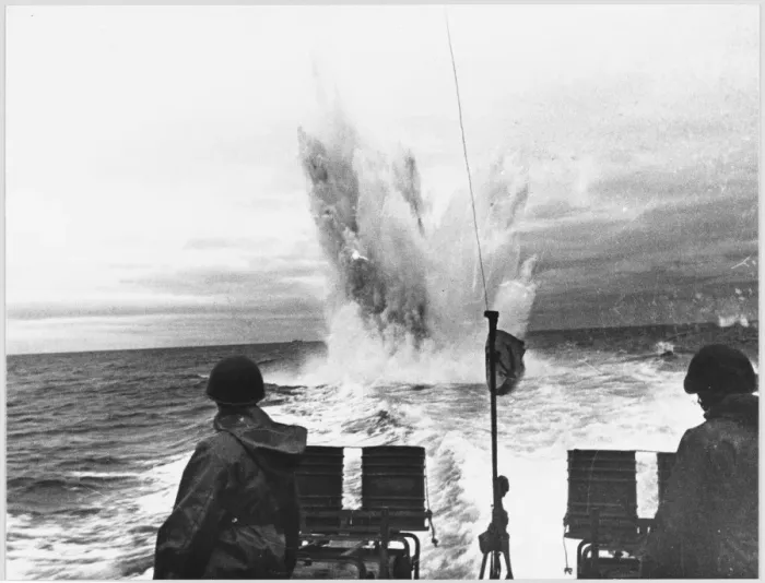 Framed Print : Russian Depth Charge Framed Print : Russian Depth Charge