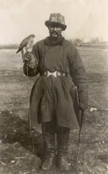 Framed Print : Russian Falconer Framed Print : Russian Falconer