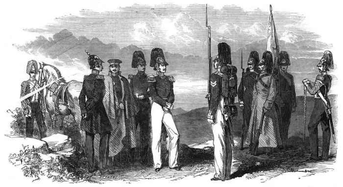 Framed Print : Russian Grenadiers, 1853 Framed Print : Russian Grenadiers, 1853