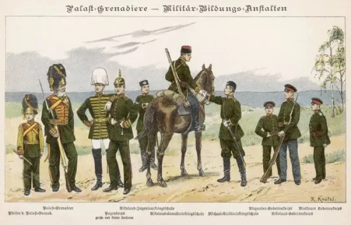 Framed Print : Russian Guards & Cadets Framed Print : Russian Guards & Cadets