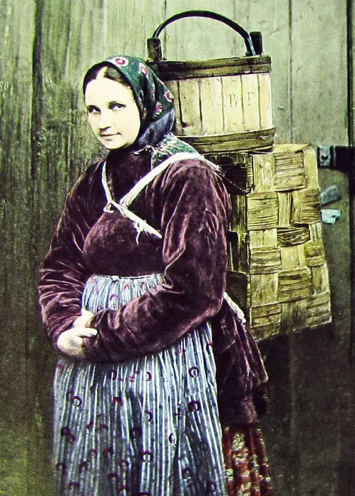 Framed Print : Russian herring seller pre-1900 Framed Print : Russian herring seller pre-1900