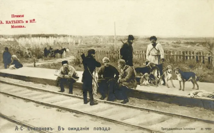Framed Print : Russian Hunters Framed Print : Russian Hunters