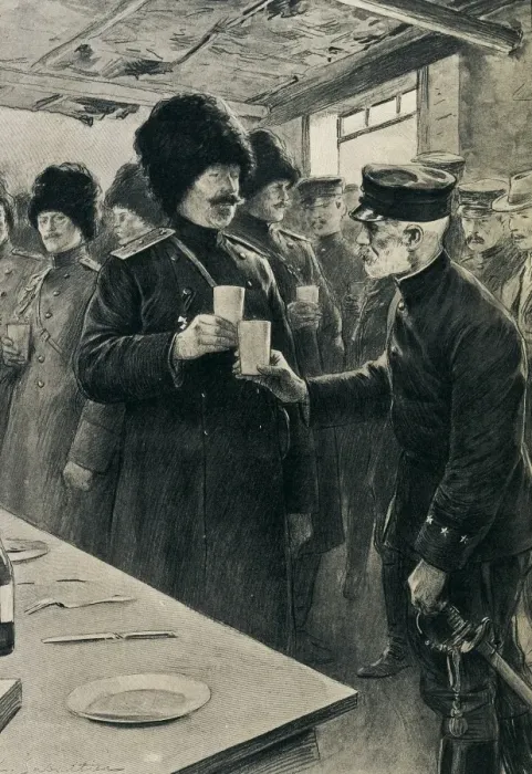 Framed Print : Russian-Japanese War (1904-1905). Russian general Framed Print : Russian-Japanese War (1904-1905). Russian general