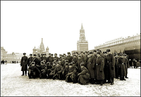 Russian Red Army Soldiers - Red Square, Moscow