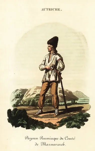 18th Century Russian Serf Print, Kingdom of Art Prints