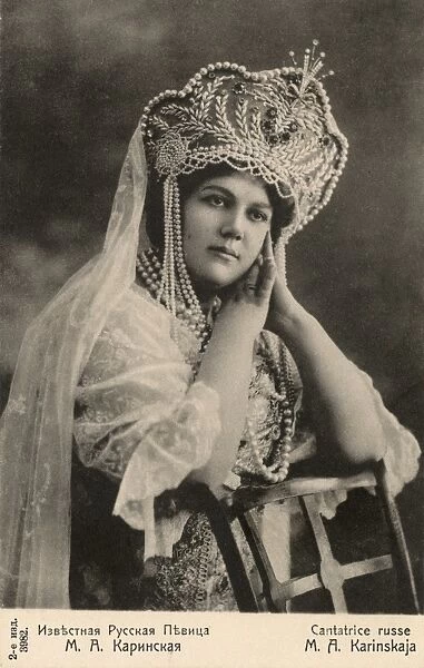 Russian Singer - Madam Maria Karinskaya