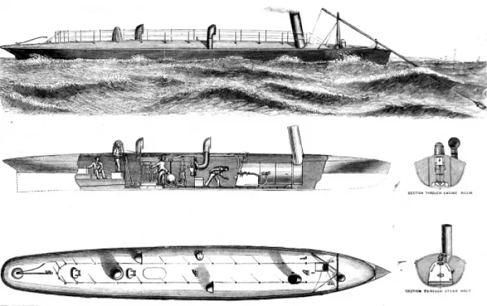 Framed Print : Russian Torpedo Boats, 1878 Framed Print : Russian Torpedo Boats, 1878