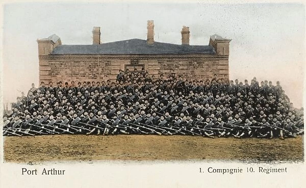 Russian troops at Port Arthur