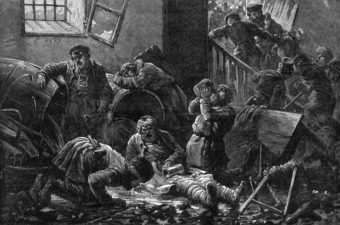 Framed Print : RUSSIANS PLUNDER BRANDY Framed Print : RUSSIANS PLUNDER BRANDY
