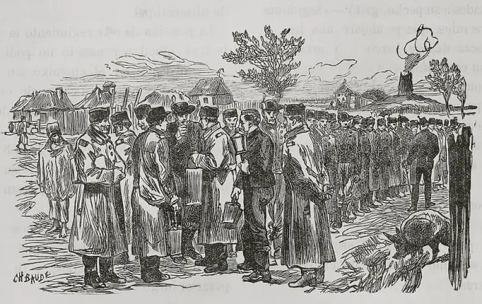 Framed Print : Russo-Turkish War (1877-1878). Distribution of Framed Print : Russo-Turkish War (1877-1878). Distribution of
