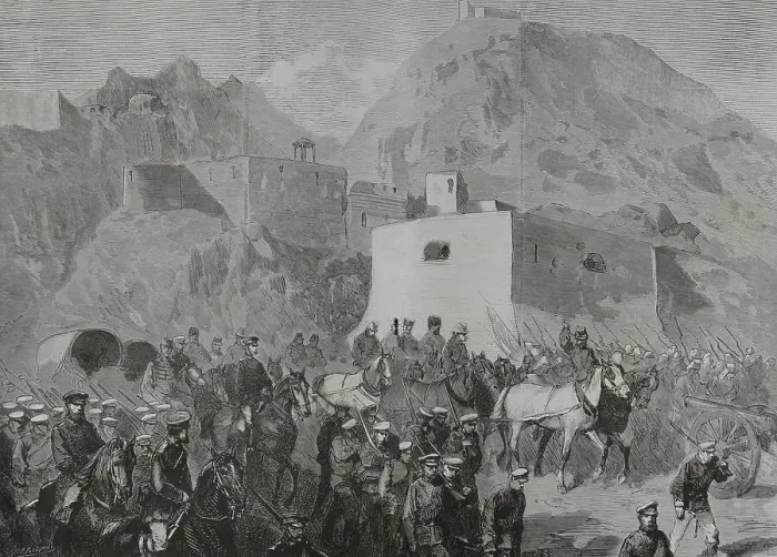 Framed Print : Russo-Turkish War (1877-1878). The Russian garrison Framed Print : Russo-Turkish War (1877-1878). The Russian garrison