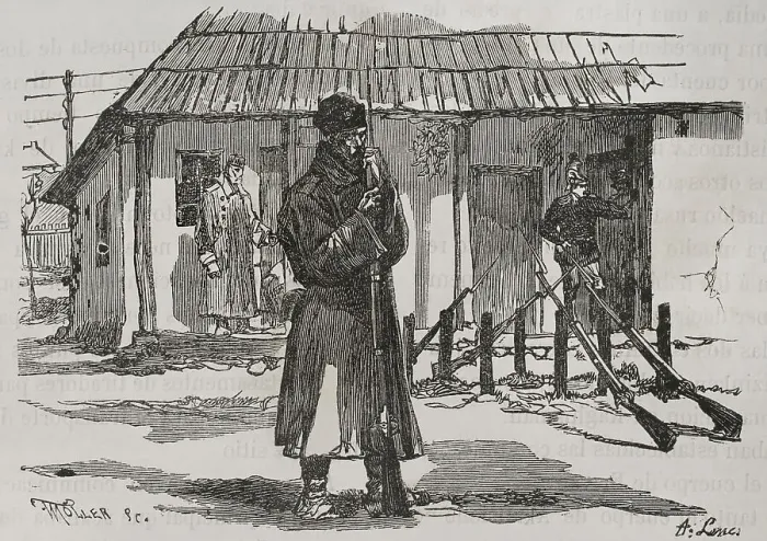 Framed Print : Russo-Turkish War (1877-1878). Russian soldiers Framed Print : Russo-Turkish War (1877-1878). Russian soldiers