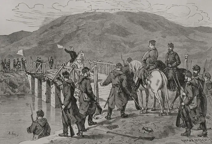 Framed Print : Russo-Turkish War (1877-1878). Surrender of Framed Print : Russo-Turkish War (1877-1878). Surrender of