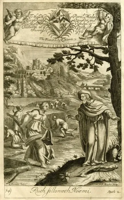 Framed Print : Ruth following Noemi (Naomi)