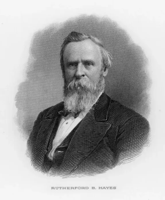 Framed Print : Rutherford B Hayes 19C Framed Print : Rutherford B Hayes 19C