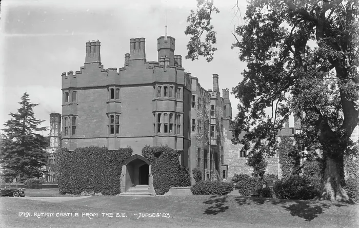 Framed Print : Ruthin Castle from the Southeast Framed Print : Ruthin Castle from the Southeast