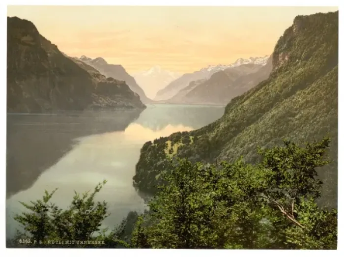 Framed Print : Rutli, and Urnersee, Lake Lucerne, Switzerland Framed Print : Rutli, and Urnersee, Lake Lucerne, Switzerland