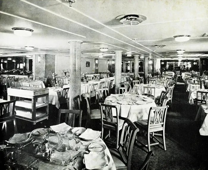 Framed Print : RV Britannic, Restaurant Framed Print : RV Britannic, Restaurant