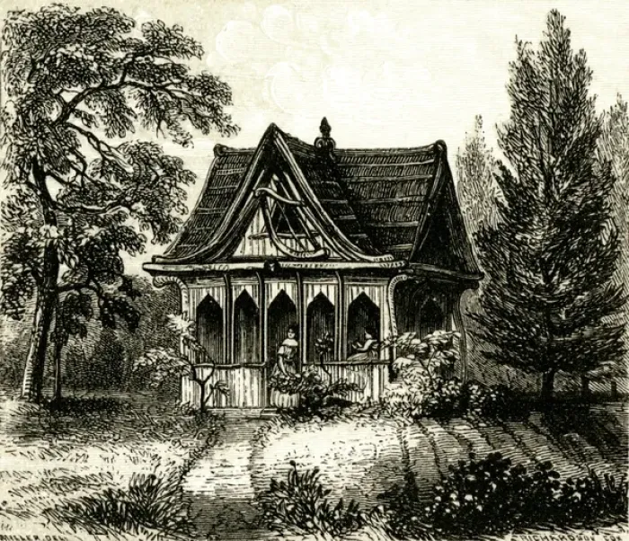 Framed Print : Rw Emerson / Summerhouse Framed Print : Rw Emerson / Summerhouse