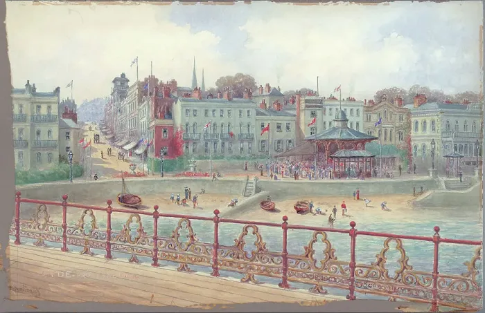 Framed Print : Ryde from the Pier, Isle of Wight