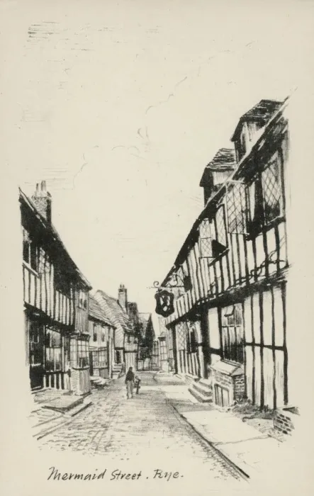 Framed Print : Rye, East Sussex - Mermaid Street Framed Print : Rye, East Sussex - Mermaid Street