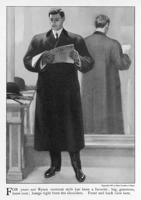 Framed Print : Ryton Overcoat 1907 Framed Print : Ryton Overcoat 1907