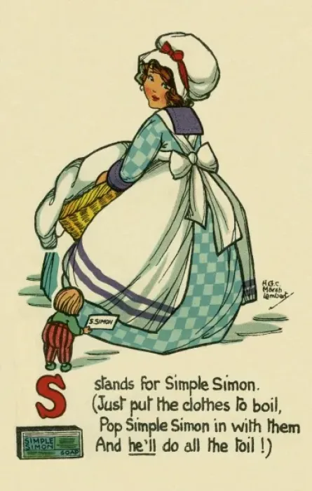 Framed Print : S stands for Simple Simon Soap Framed Print : S stands for Simple Simon Soap