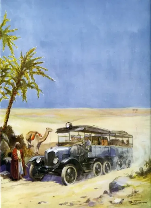 Framed Print : S Teerwood. 6-wheeled car & trailer Framed Print : S Teerwood. 6-wheeled car & trailer