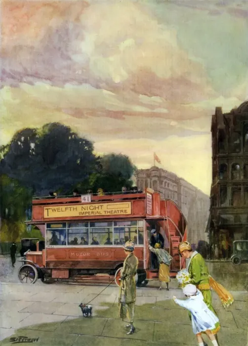 Framed Print : S Teerwood. Open top London bus Framed Print : S Teerwood. Open top London bus