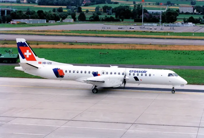 Framed Print : SAAB 2000 HB-IZO
