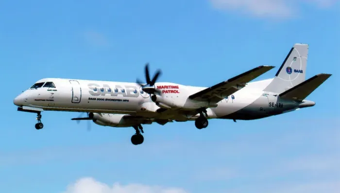 Framed Print : Saab 2000 SE-LRA Framed Print : Saab 2000 SE-LRA