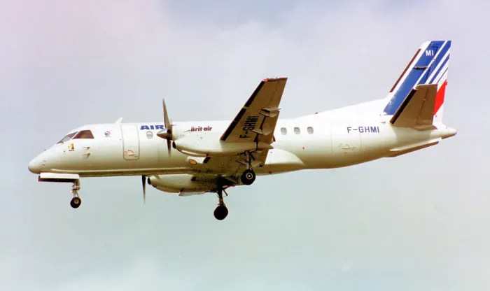 Framed Print : SAAB 340A F-GHMI Framed Print : SAAB 340A F-GHMI
